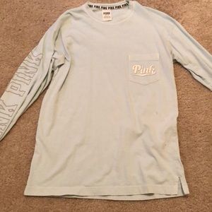 pink long sleeve tee